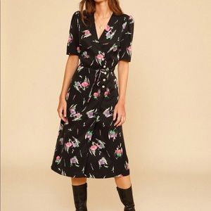 Rouje Gabin Bouquet Noir 34/XS NWT